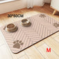 Waterproof Pet Food and Water Placemat with Non-Slip Backing