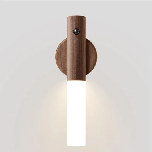 Motion Sensor LED Night Light, USB Rechargeable, Magnetic, Warm Light for Corridors & Porches