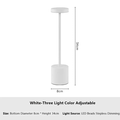 Rechargeable Touch LED Lamp – Modern, Dimmable, and Versatile