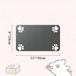 Waterproof Pet Food and Water Placemat with Non-Slip Backing