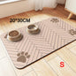 Waterproof Pet Food and Water Placemat with Non-Slip Backing
