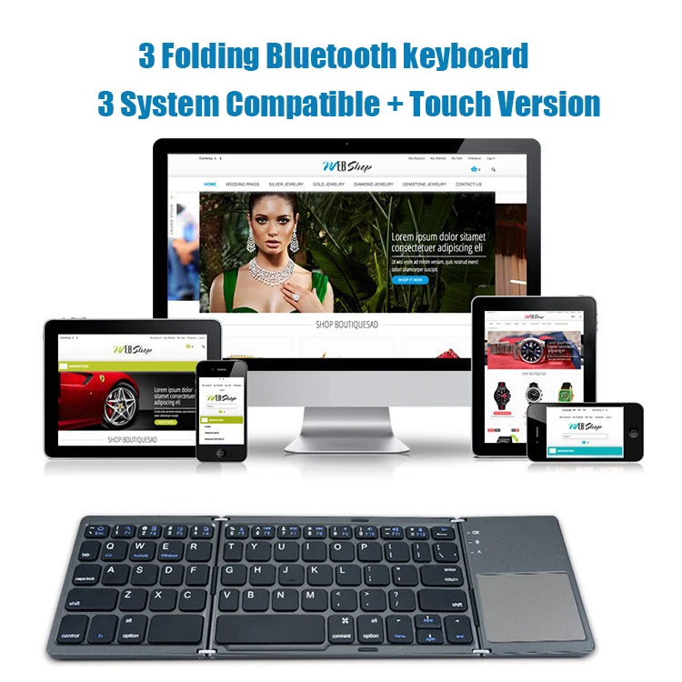 Universal Folding Bluetooth Keyboard