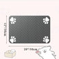 Waterproof Pet Food and Water Placemat with Non-Slip Backing