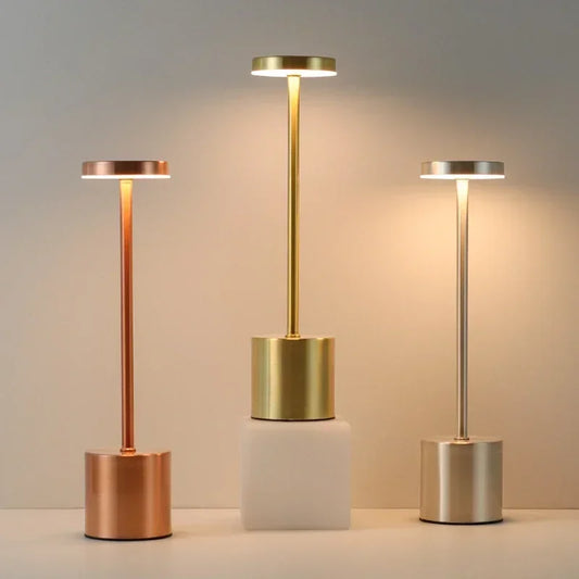 Rechargeable Touch LED Lamp – Modern, Dimmable, and Versatile