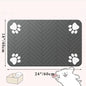 Waterproof Pet Food and Water Placemat with Non-Slip Backing